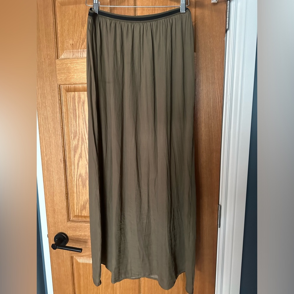 Olive Maxi Skirt